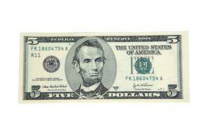 5 dollars in spanish.